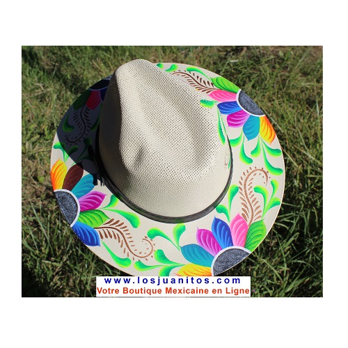 Achat Chapeau Peint à la Main Boutique Mexicaine en Ligne