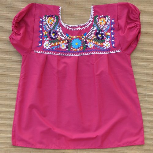 blusa rosa mexicano