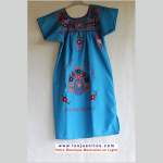 Robe Mexicaine - Taille 8 ans - Bleu